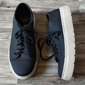 Dr Martens Dante Black Lace Up Shoes Women's Size 6